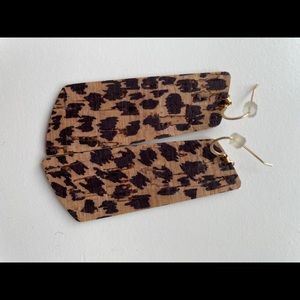 Nickel & Suede Cheetah Cork Gems